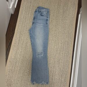 Mother “the hustler ankle chew” petal plucker denim size 31